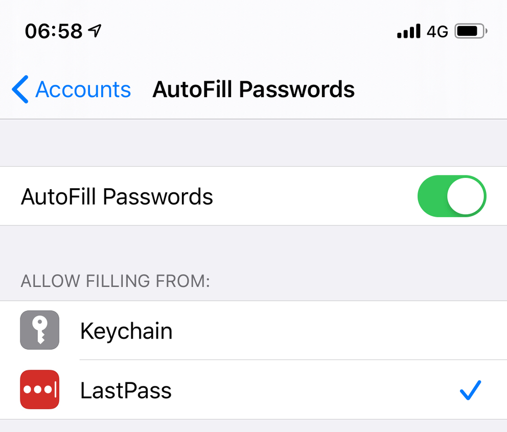 AutoFill Passwords with LastPass